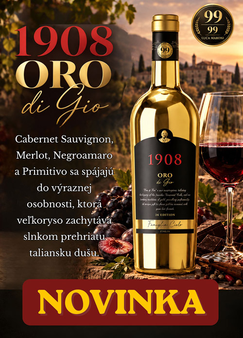 červené víno Oro di Gio - Novinka