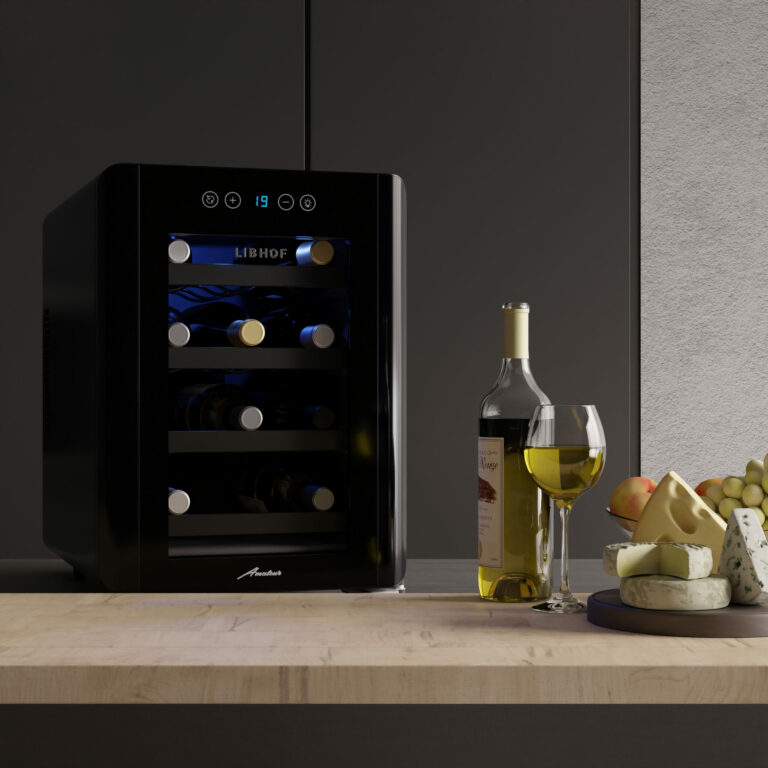 skladovanie vína v skrini na víno