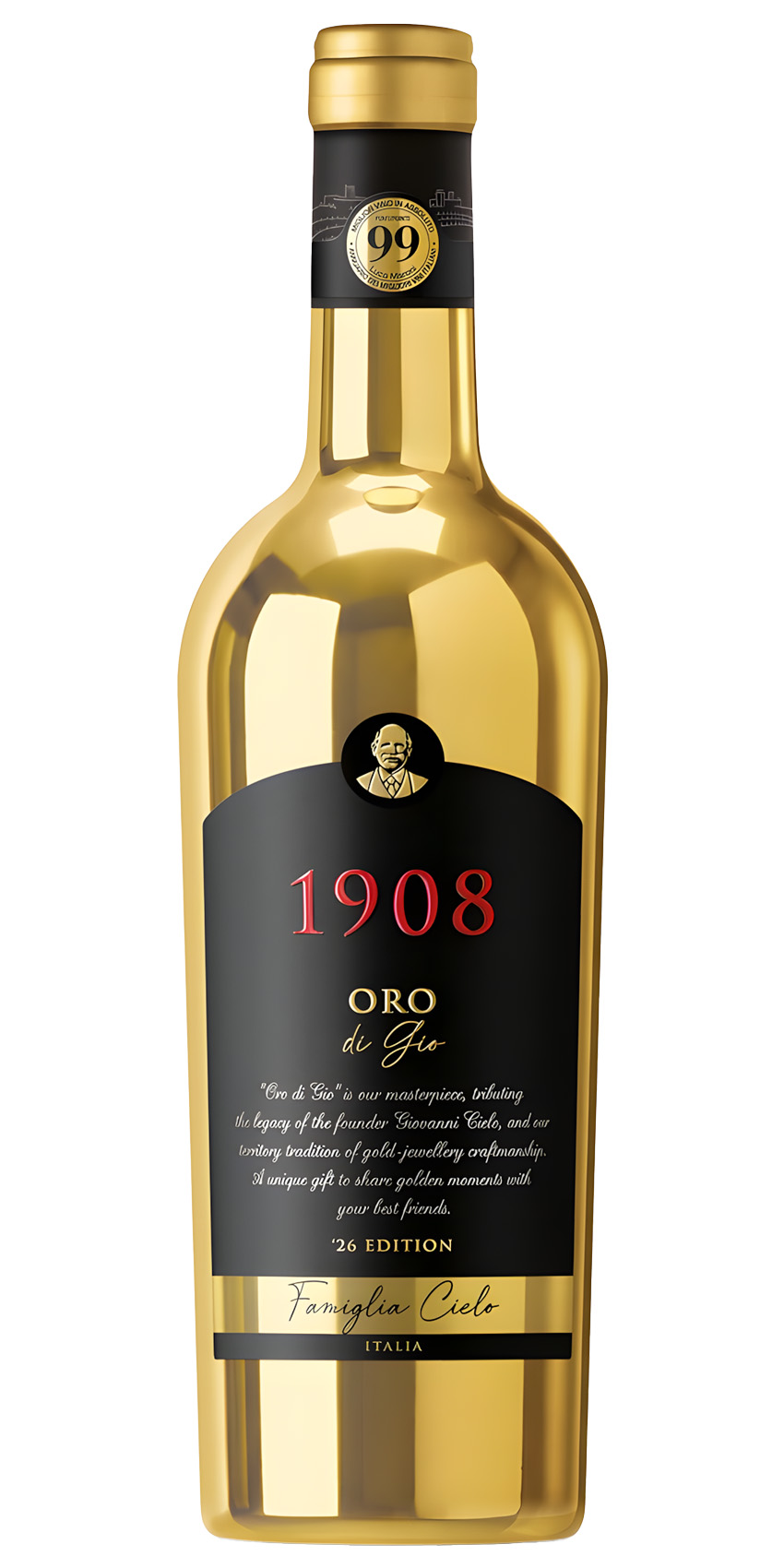 vino-cervene-ciello-e-terra-1908-oro-di-gio.jpg Víno červené CIELO E TERRA 1908 Oro di Gio '26 Edition